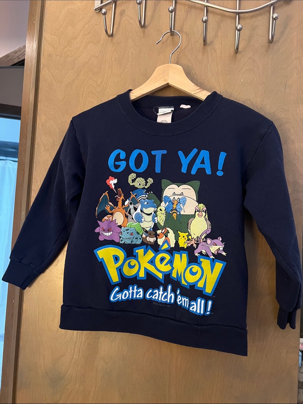 Got Ya! Kids Navy Blue Graphic Sweatshirt